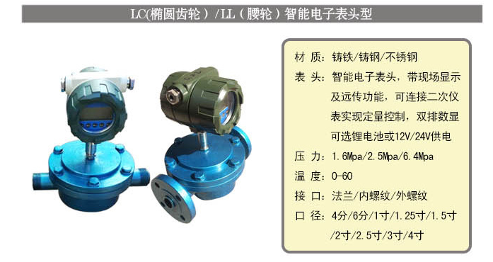 橢圓齒輪流量計(jì)智能型智能型